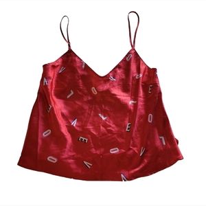 VICTORIA'S SECRET | women's satin cami top | size M